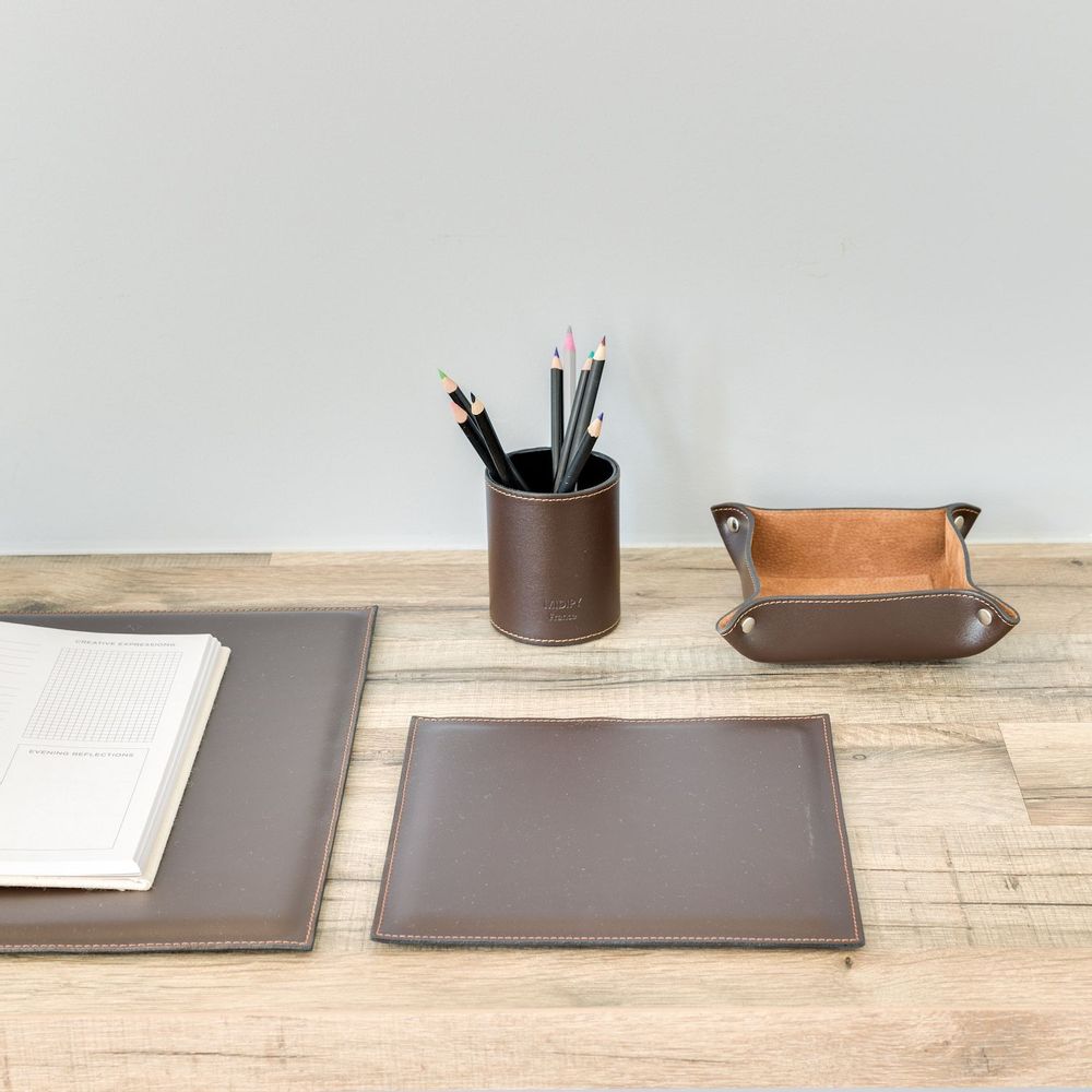 Decorative objects - Beaureceuil leather mouse pad - MIDIPY