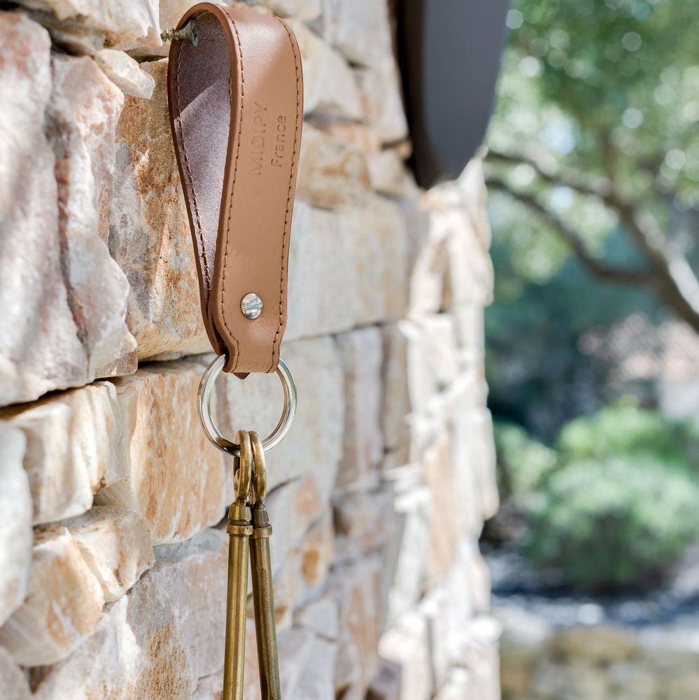Objets de décoration - Porte clés en cuir Paradou - MIDIPY