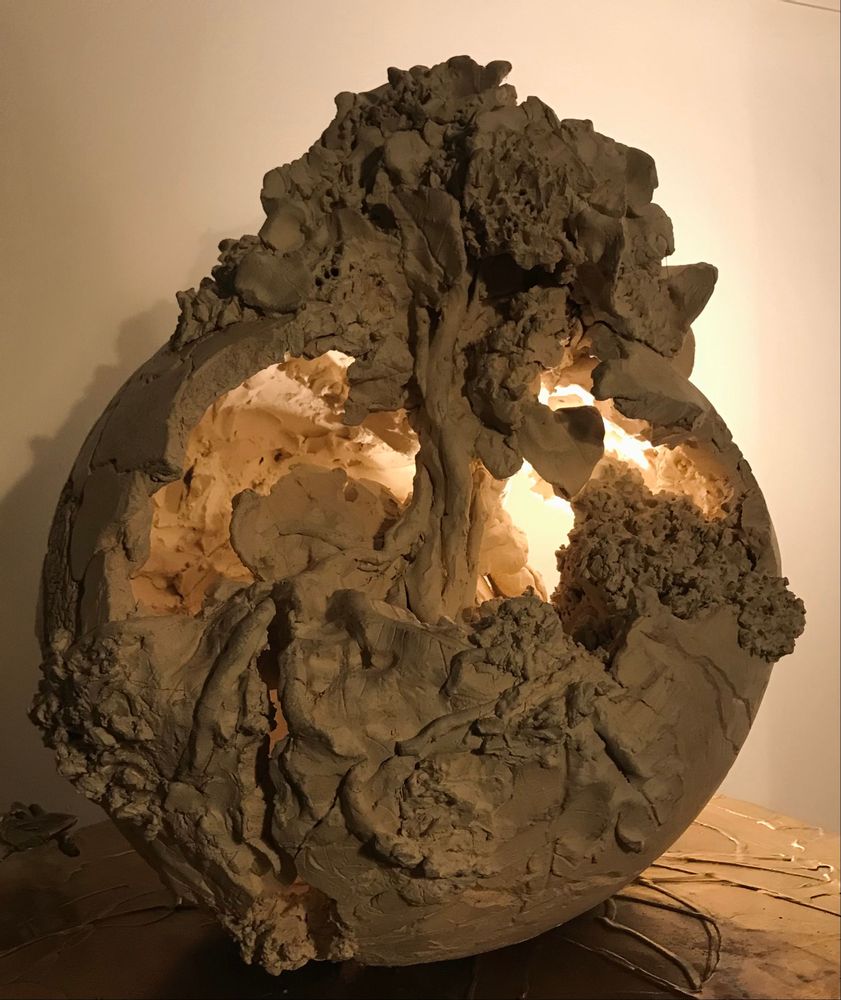Decorative objects - L'Arbre Monde (sculpture - NIKI STYLIANOU