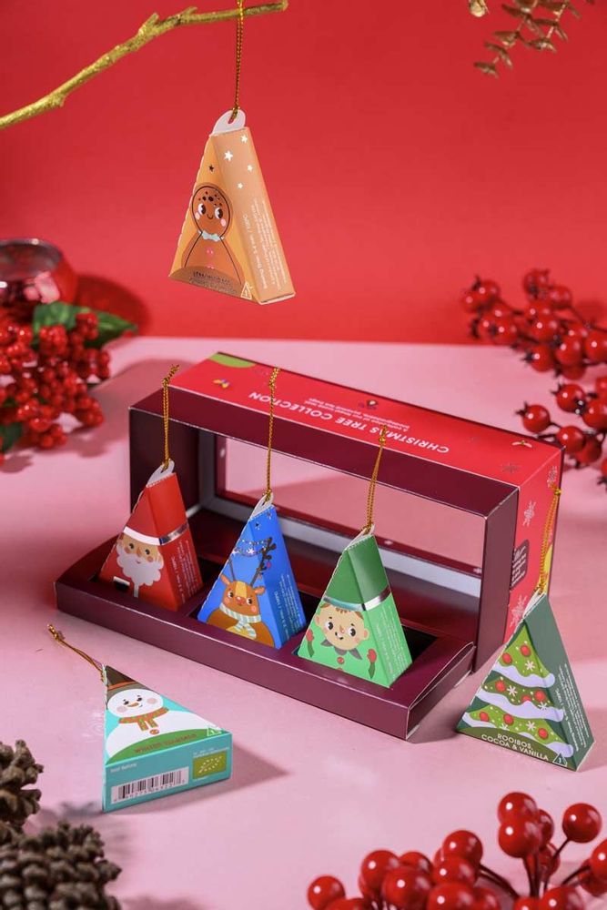 Coffrets et boîtes - Coffret de thés et infusions bio Personnage de Noël English Tea Shop - NATURE & EXPRESSION