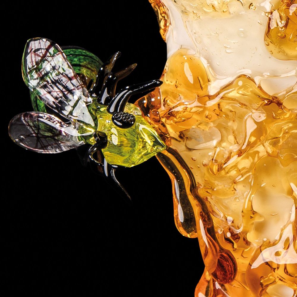 Vases - Vase alvéolaire avec 5 abeilles - ARTE DI MURANO