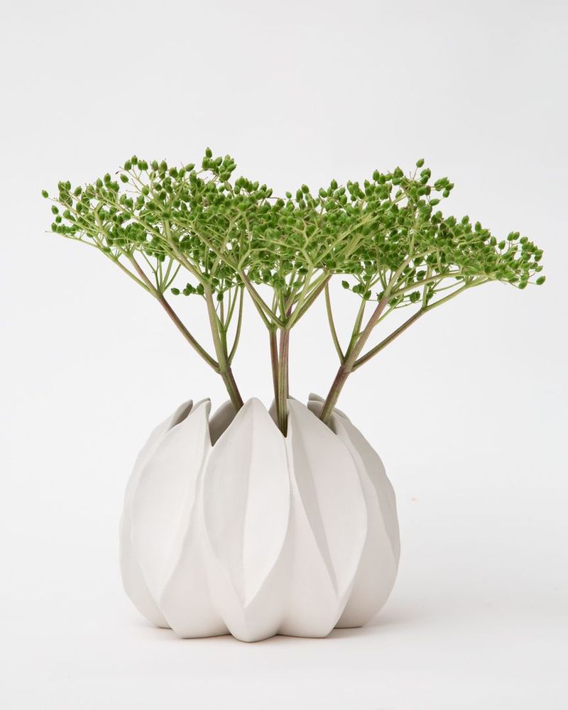 Bols - Vase ARIA, en biscuit de porcelaine,D16cm - YLVAYA DESIGN