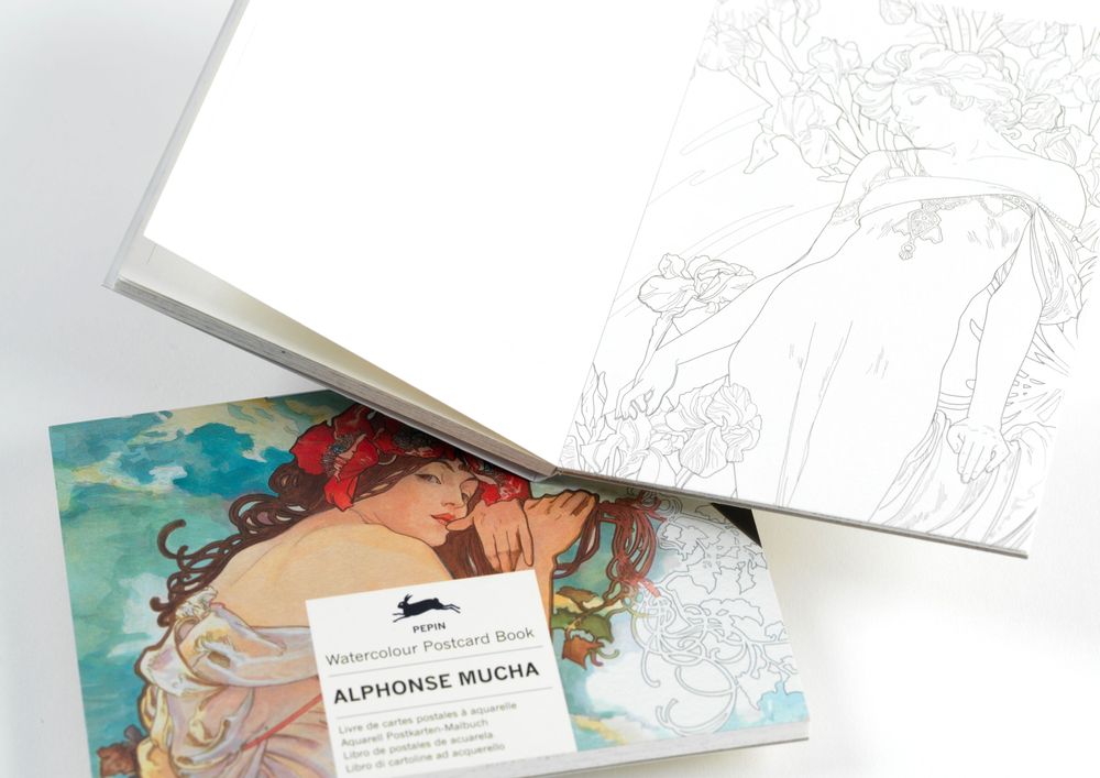Gifts - PEPIN Watercolour Postcard Books - THE PEPIN PRESS