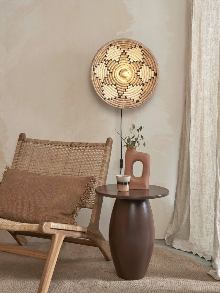 Appliques - Andros Applique murale - Noir/Naturel - IT'S ABOUT ROMI