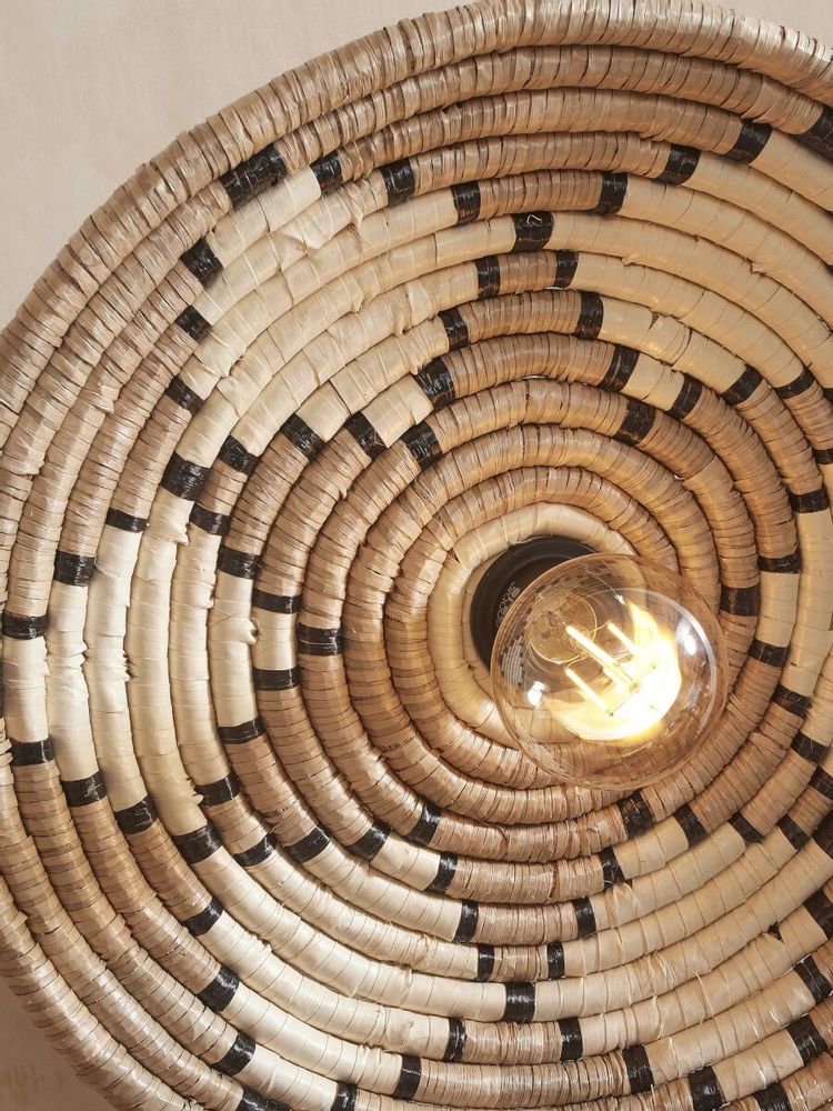 Appliques - Andros Applique murale - Noir/Naturel - IT'S ABOUT ROMI