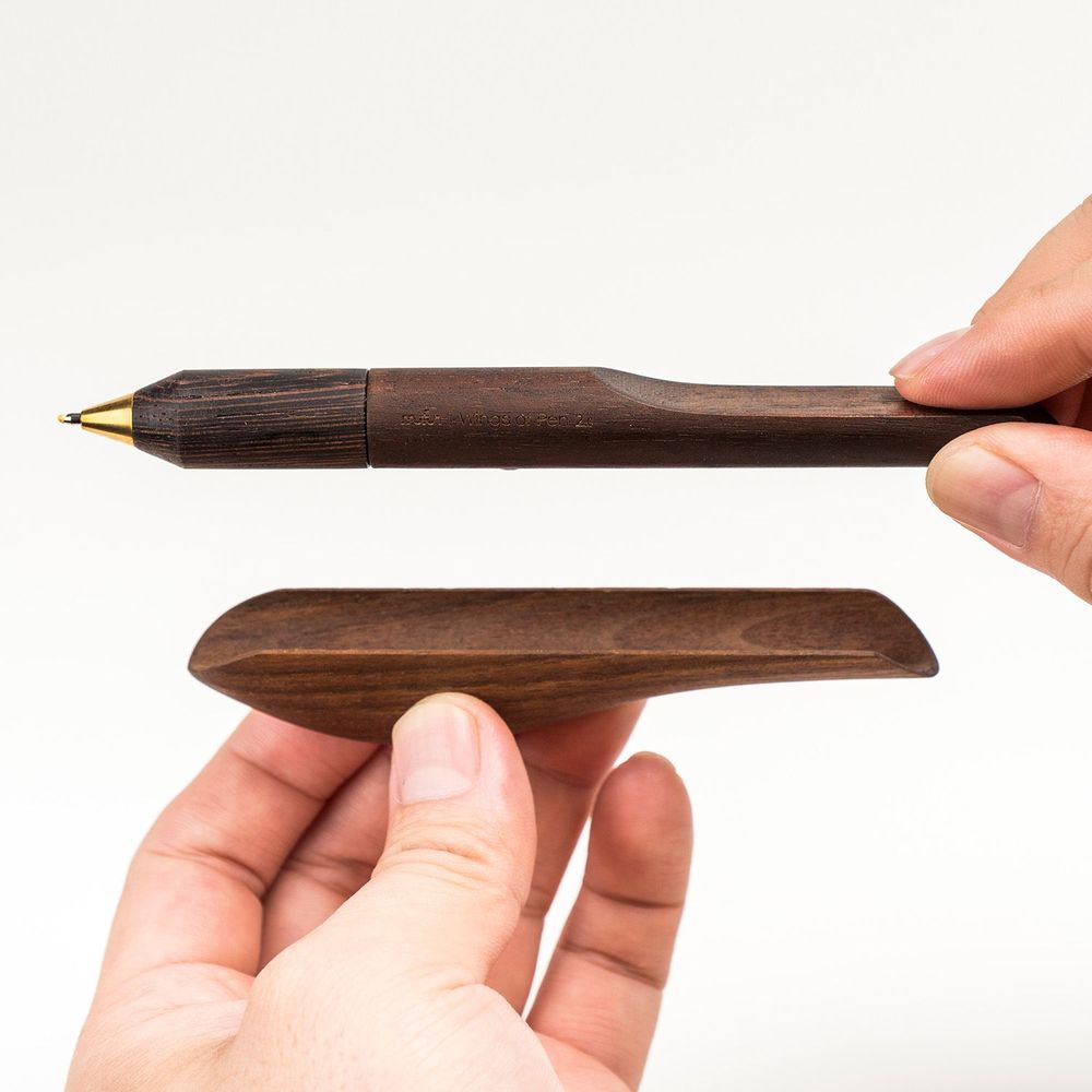Pens and pencils - Wings of Pen 2 - Muller’s Barbet & Blue Magpie & Tit & Crow - TAIWAN CRAFTS & DESIGN