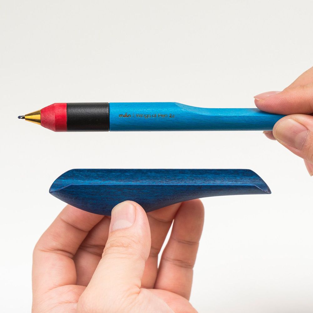 Pens and pencils - Wings of Pen 2 - Muller’s Barbet & Blue Magpie & Tit & Crow - TAIWAN CRAFTS & DESIGN