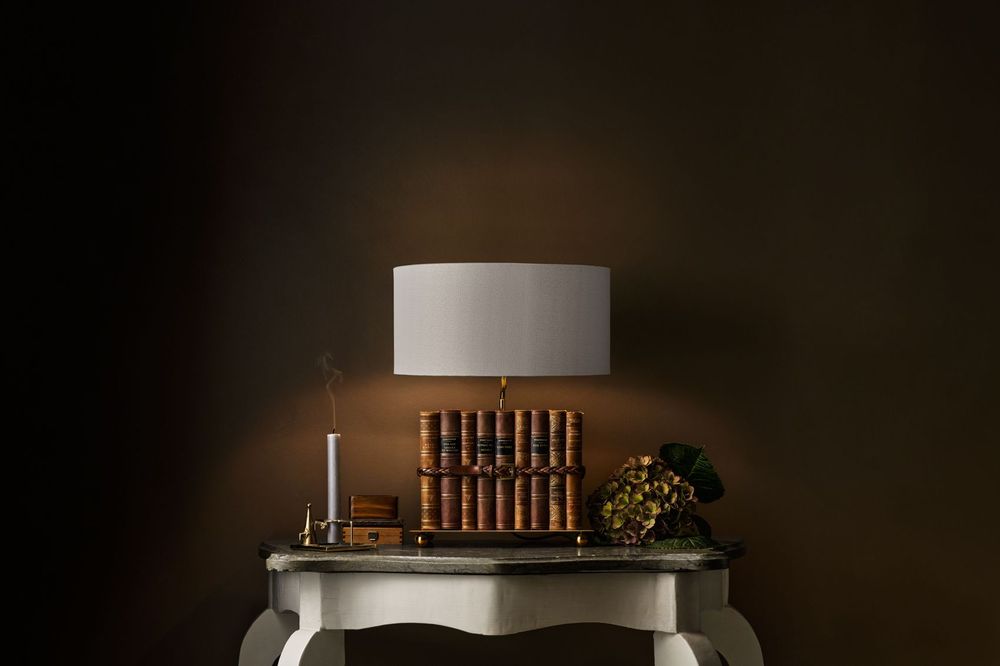 Lampes de table - Lampe à livres Fribe Form® - avec abat-jour circulaire et porte-livre - FRIBE FORM®