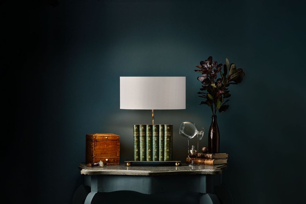 Lampes de table - Lampe à livres Fribe Form® - avec abat-jour circulaire et porte-livre - FRIBE FORM®
