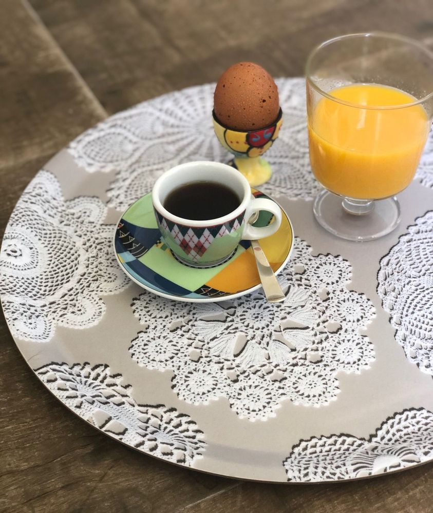 Assiettes au quotidien - Collection Ingrid - Plateau circulaire - FRIBE FORM®