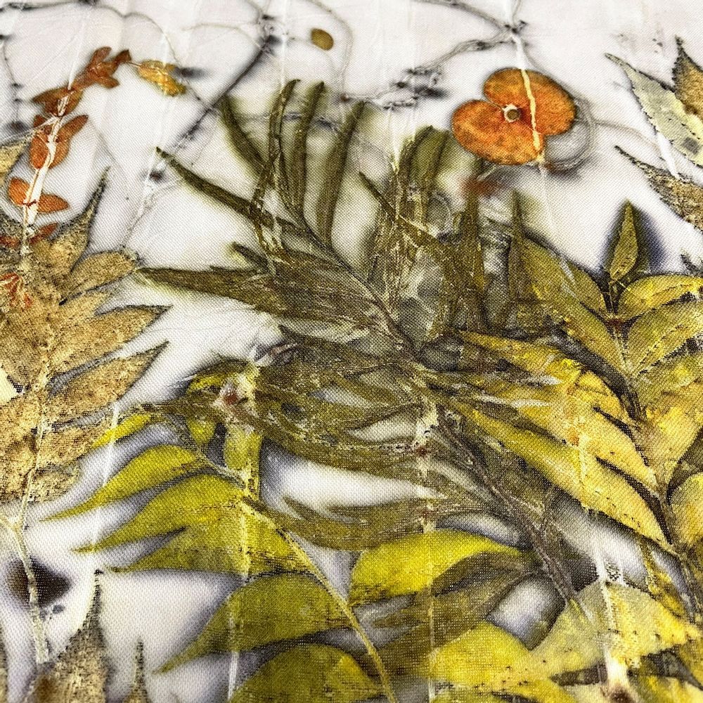Scarves - Eco-Print Dyeing Series-IV - TAIWAN CRAFTS & DESIGN