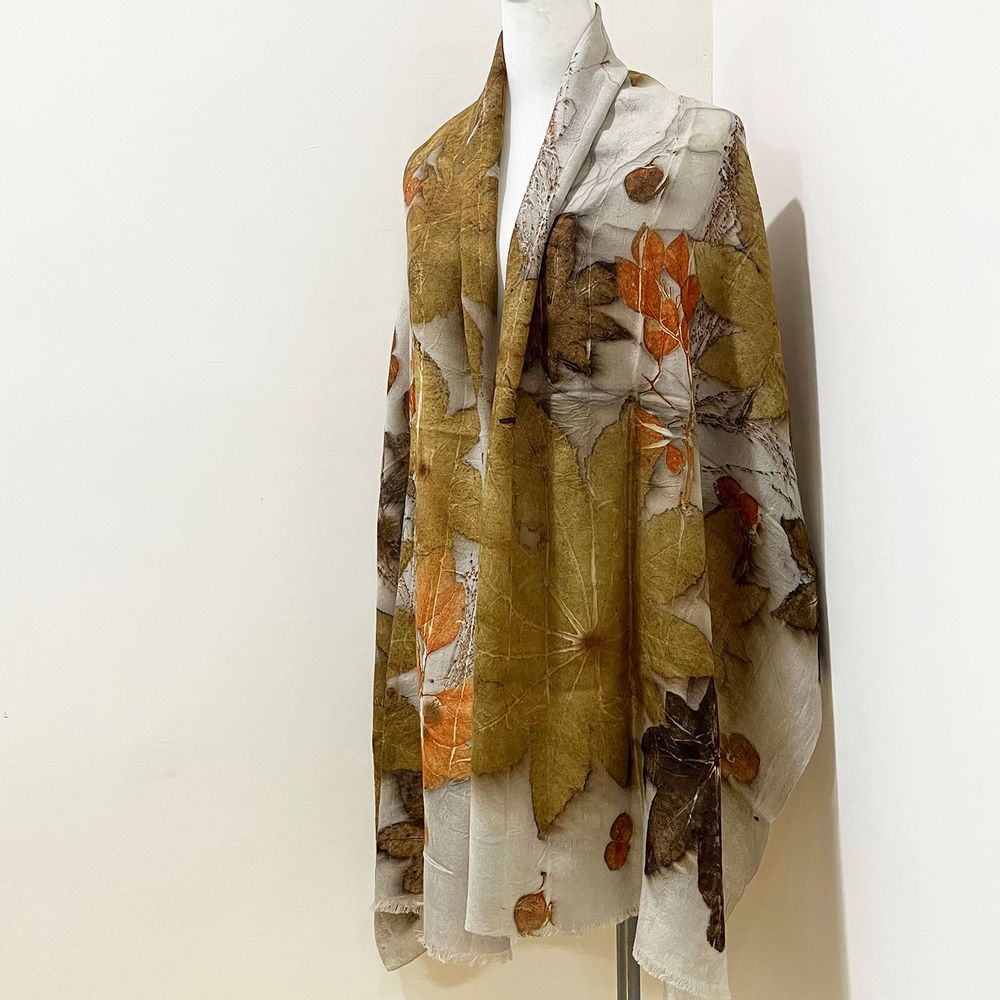 Scarves - Eco-Print Dyeing Series-V - TAIWAN CRAFTS & DESIGN