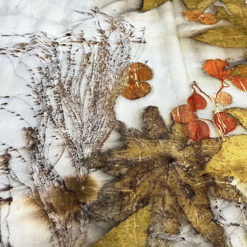 Scarves - Eco-Print Dyeing Series-V - TAIWAN CRAFTS & DESIGN