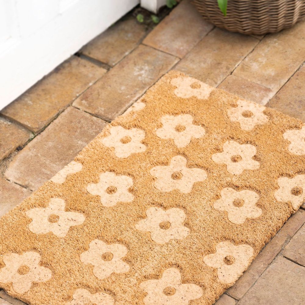 Tapis design - Paillasson carreaux/cachemire/motif filigrane. - IB LAURSEN