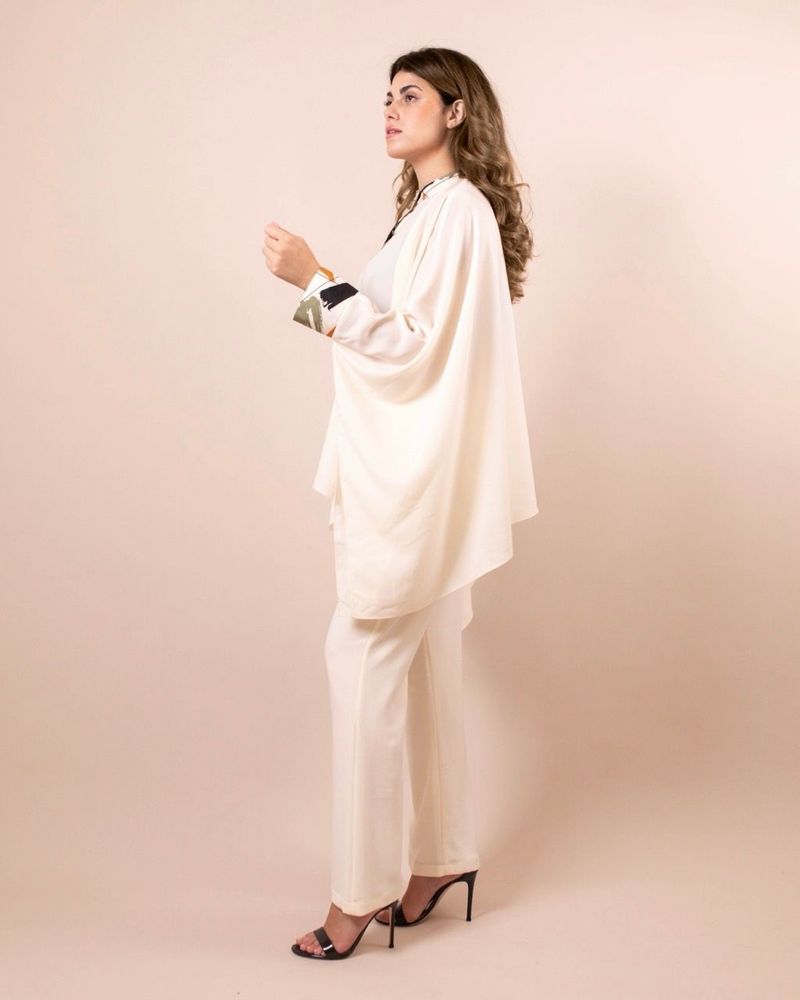 Prêt-à-porter - Ensemble chemise et pantalon Lilia Offwhite - HYA CONCEPT STORE