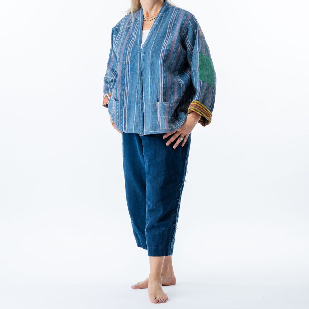 Prêt-à-porter - Manteau Kantha vintage - NEST FACTORY