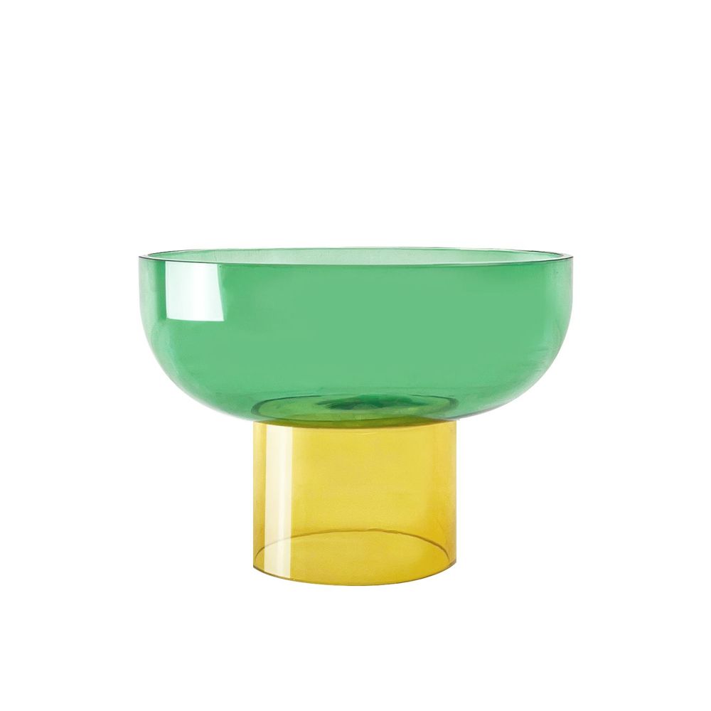 Bols - Bol en verre Tip Top petit vert et jaune - Bol - Réversible - CLOUDNOLA