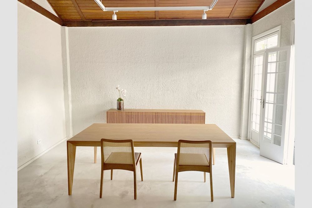 Kitchens furniture - "VOLPI" DINING TABLE IN NATURAL WOOD - ALESSANDRA DELGADO DESIGN