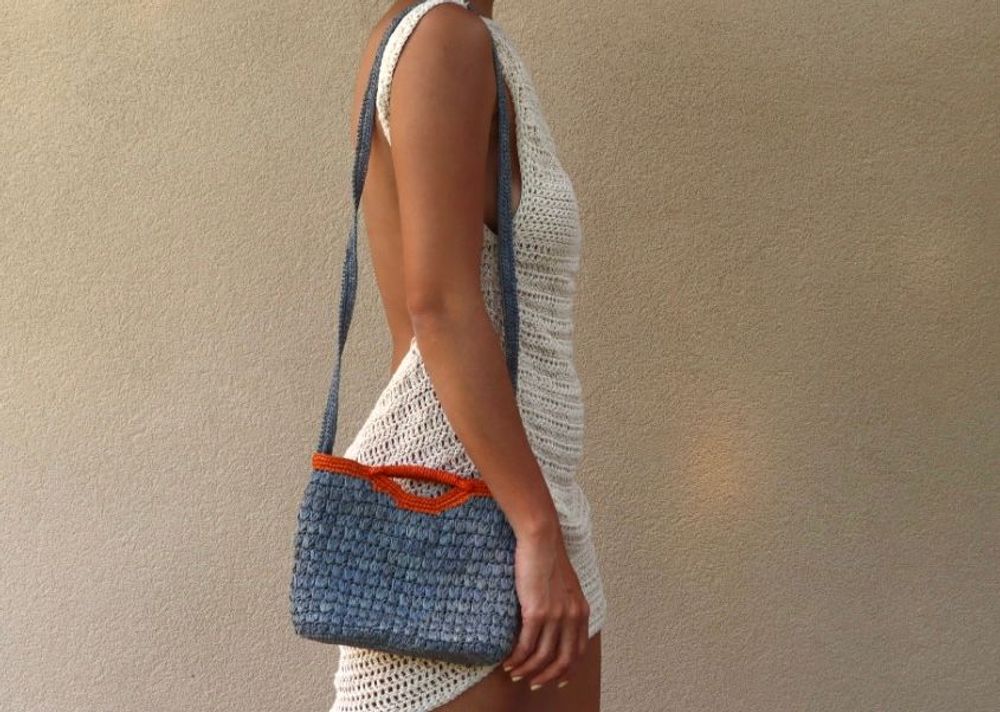Pochettes - DOUCEUR POCHETTE RAPHIA / RAFFIA POUCH - AMARRÉ