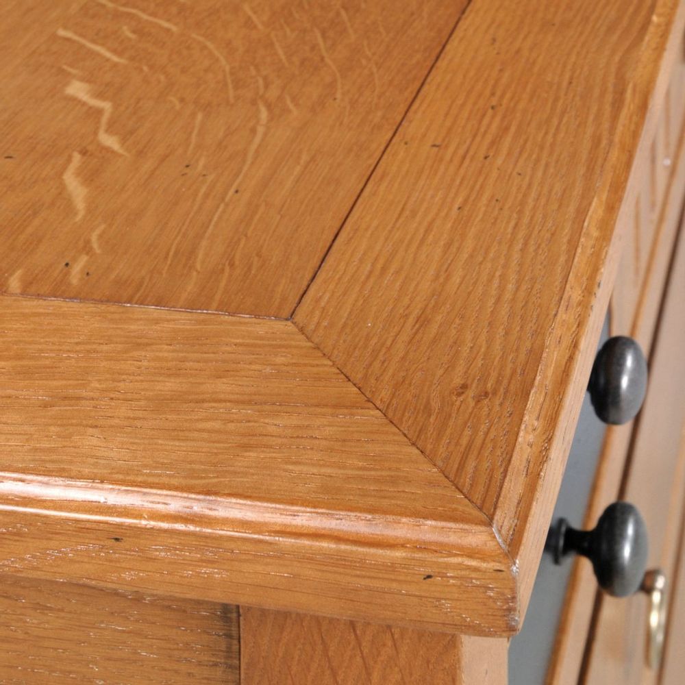 Chests of drawers - DIRECTOIRE 4-drawer dresser - solid oak - MON PETIT MEUBLE FRANÇAIS