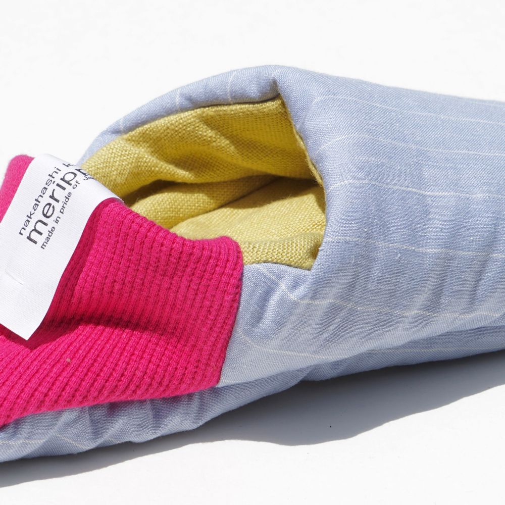 Socks - Linen mixed stripes × Linen - MERIPPA