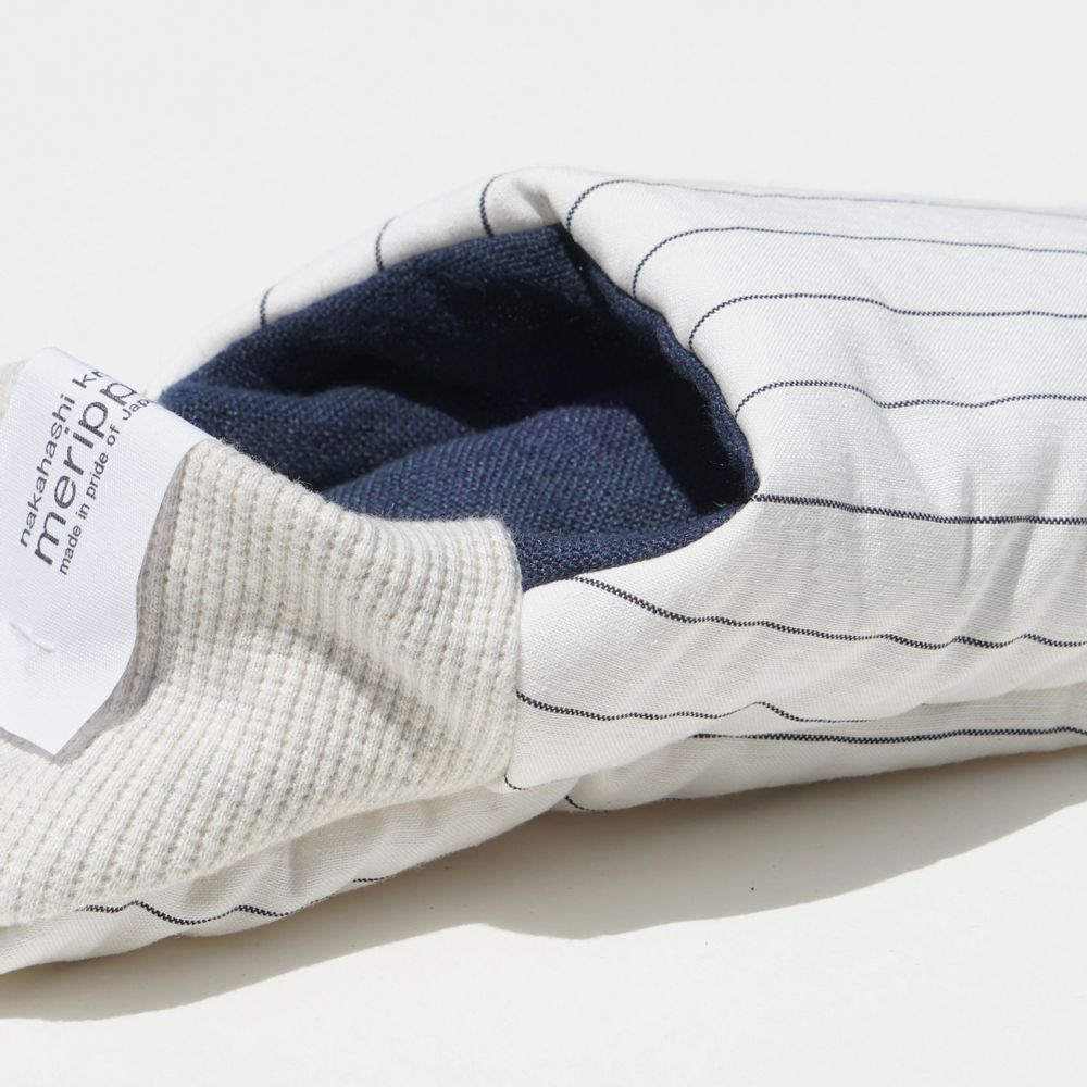 Socks - Linen mixed stripes × Linen - MERIPPA
