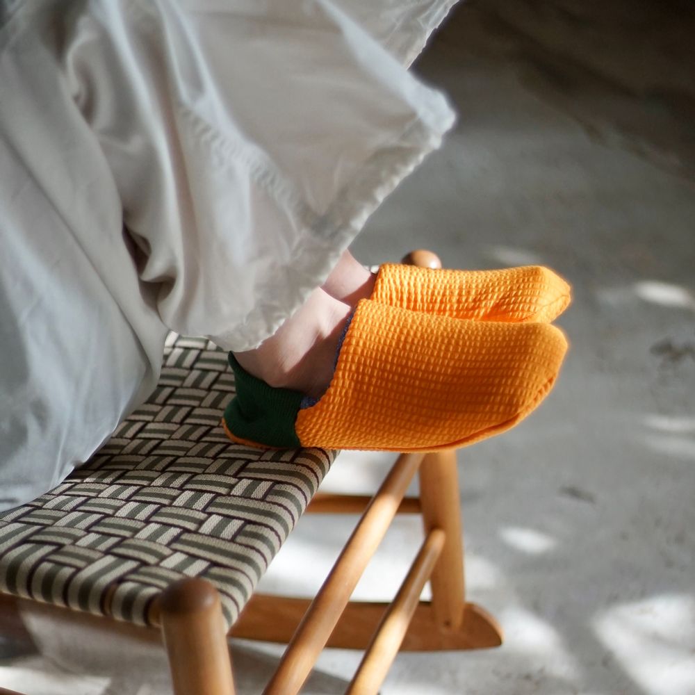 Chaussettes - Seersucker × Cotton mixed pile - MERIPPA
