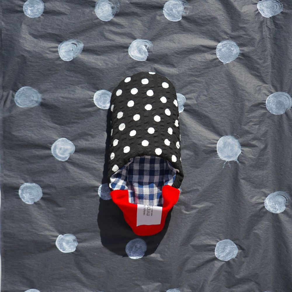 Chaussettes - Polka dots × Linen - MERIPPA