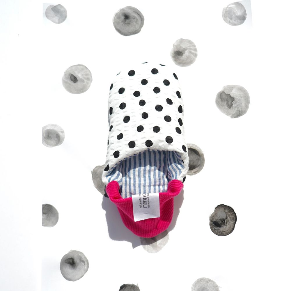 Chaussettes - Polka dots × Linen - MERIPPA
