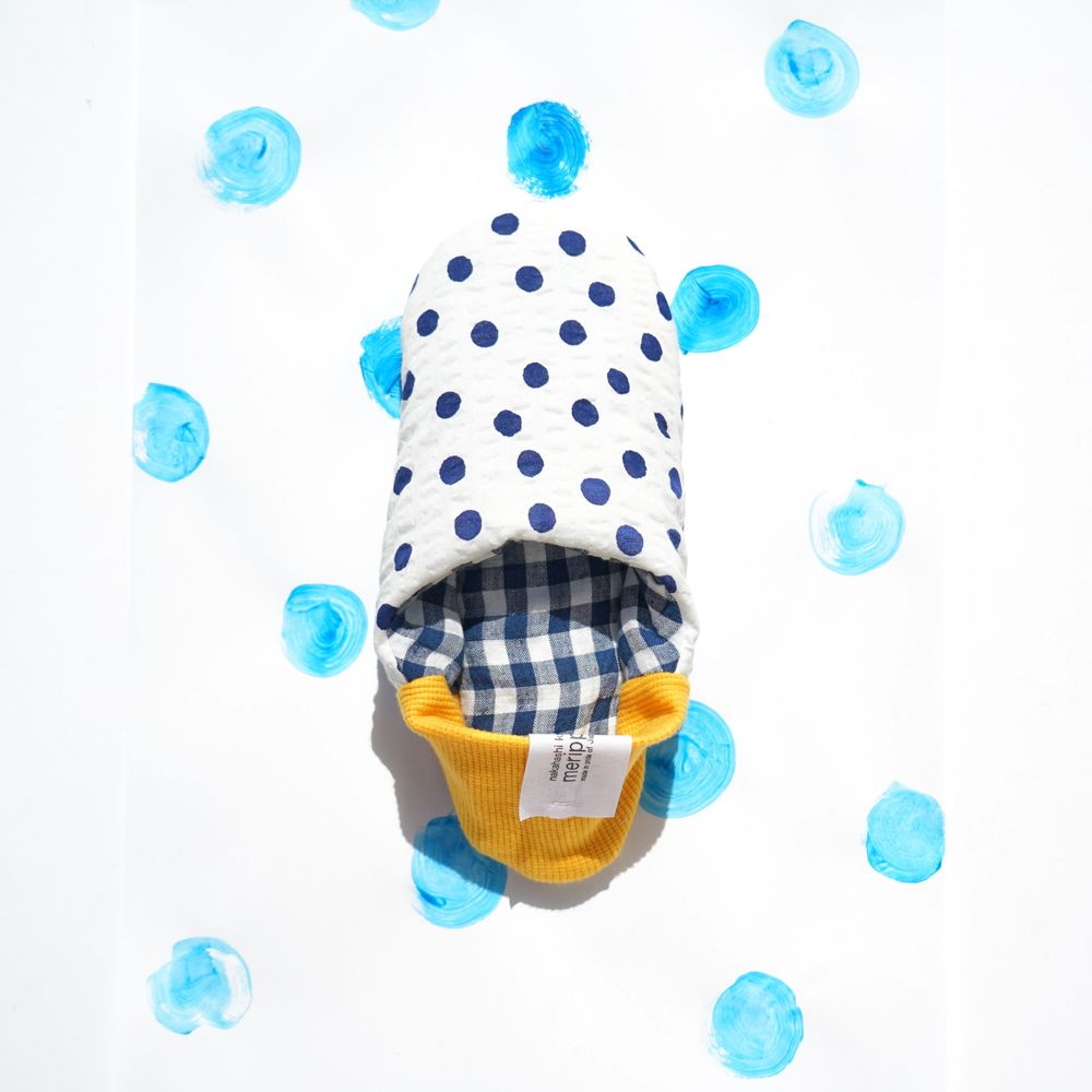 Chaussettes - Polka dots × Linen - MERIPPA