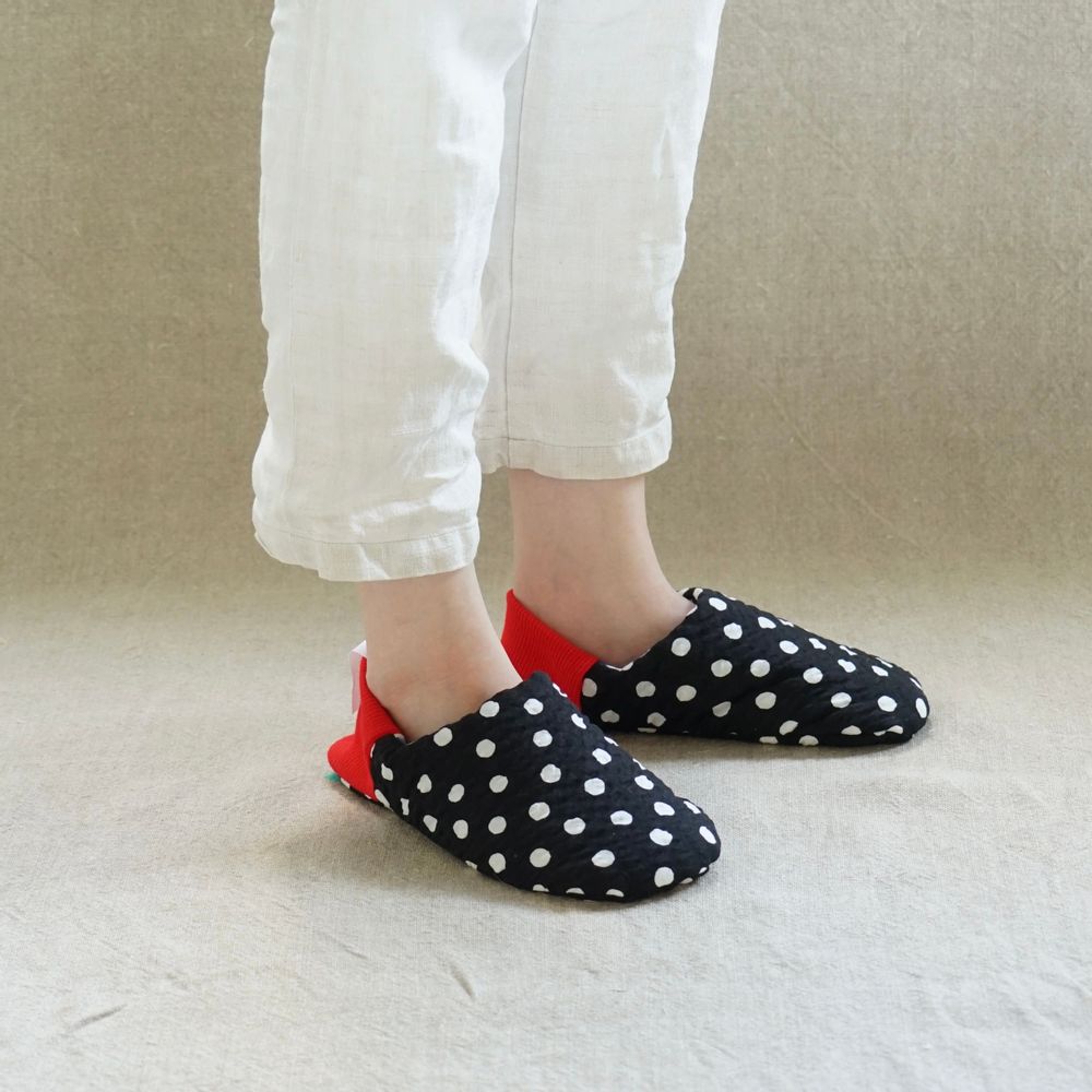 Chaussettes - Polka dots × Linen - MERIPPA