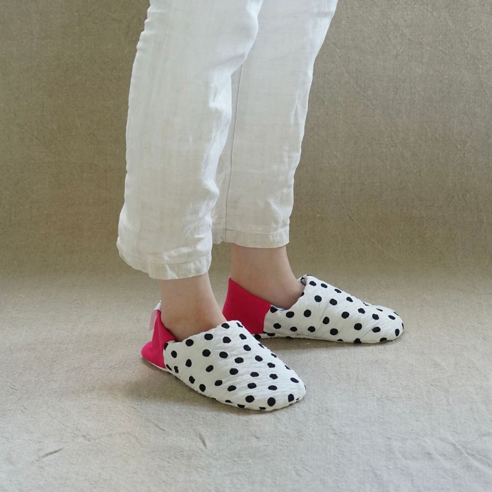 Chaussettes - Polka dots × Linen - MERIPPA