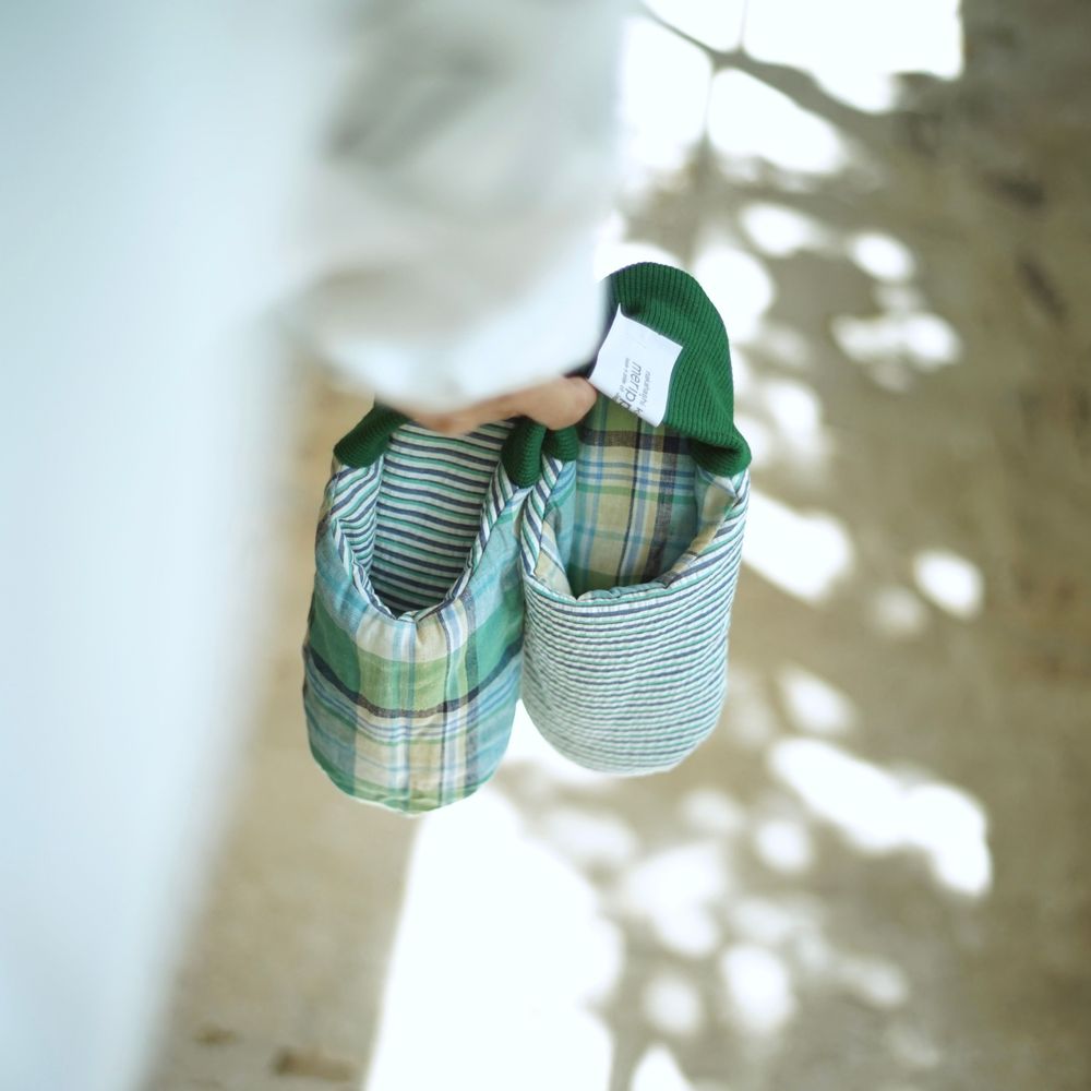 Chaussettes - Colorful stripes × plaid - MERIPPA