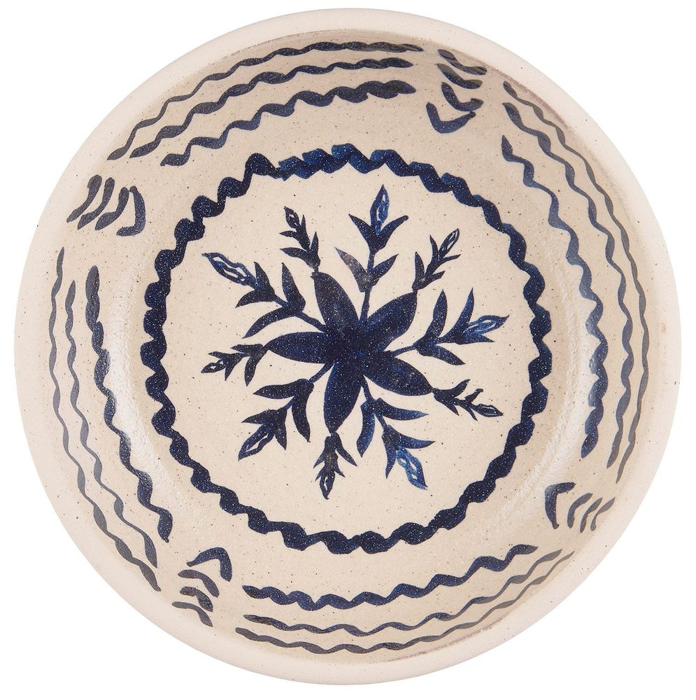 Bowls - Table bowl with blue pattern Avignon - IB LAURSEN