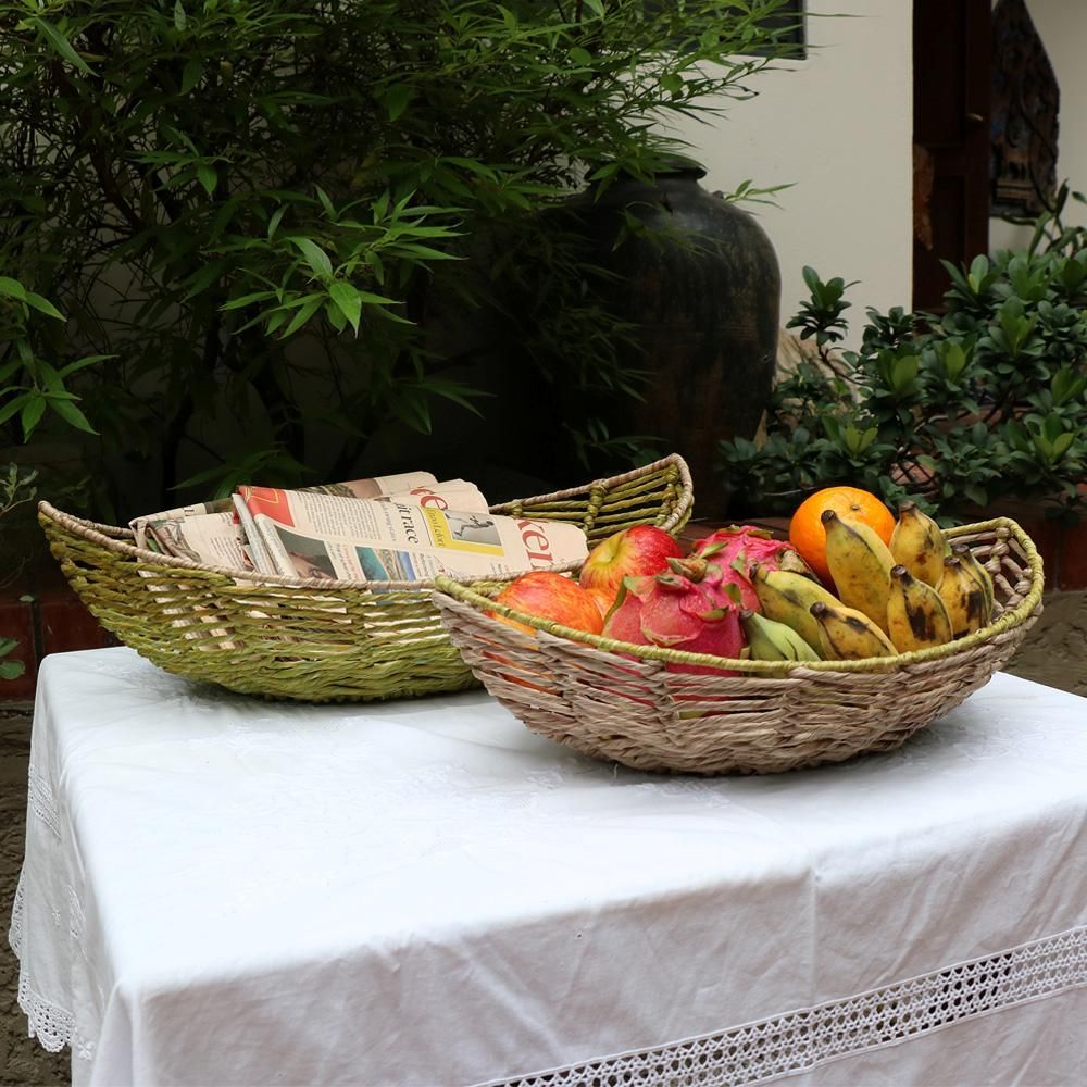 Trays - AYODHYA - LEAF Basket01L - AYODHYA