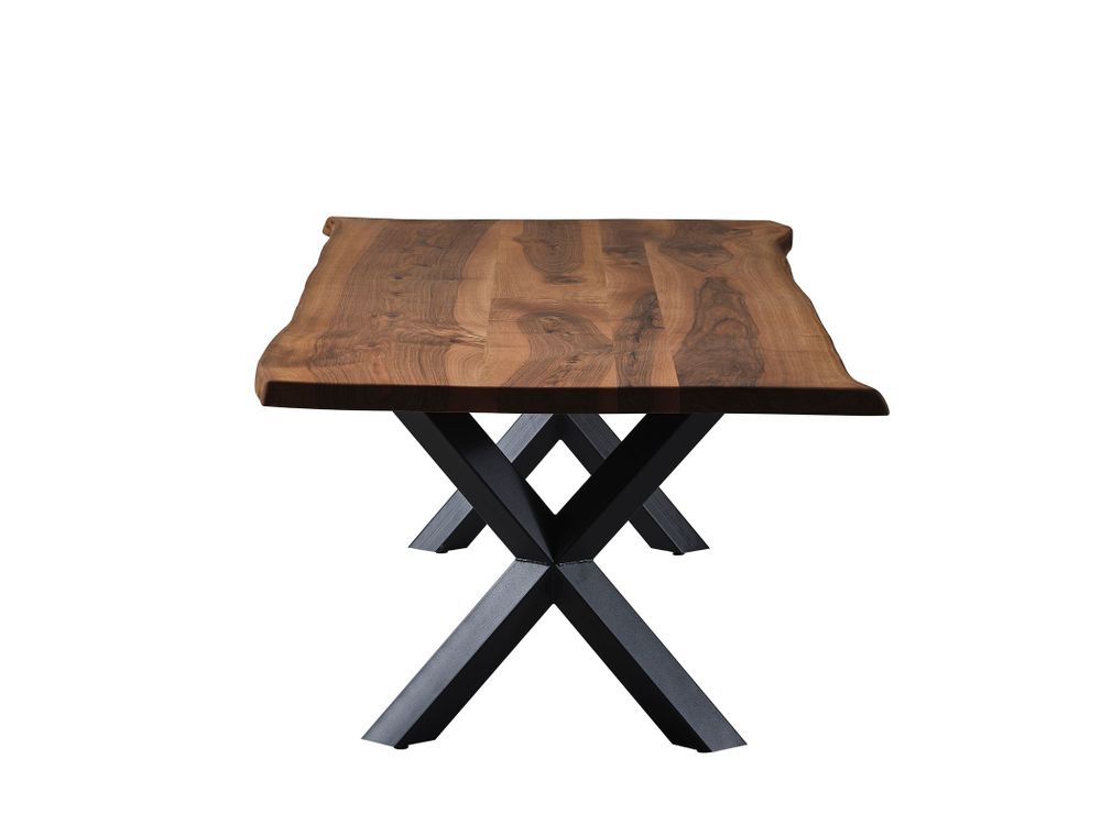 Meubles de cuisines - Table à manger massive en noyer noir - Table en bois pour restaurants - TINELLA WOOD