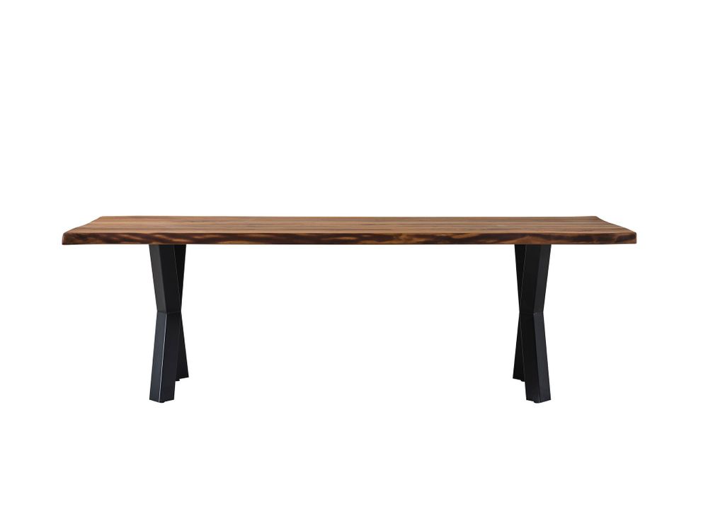 Meubles de cuisines - Table à manger massive en noyer noir - Table en bois pour restaurants - TINELLA WOOD