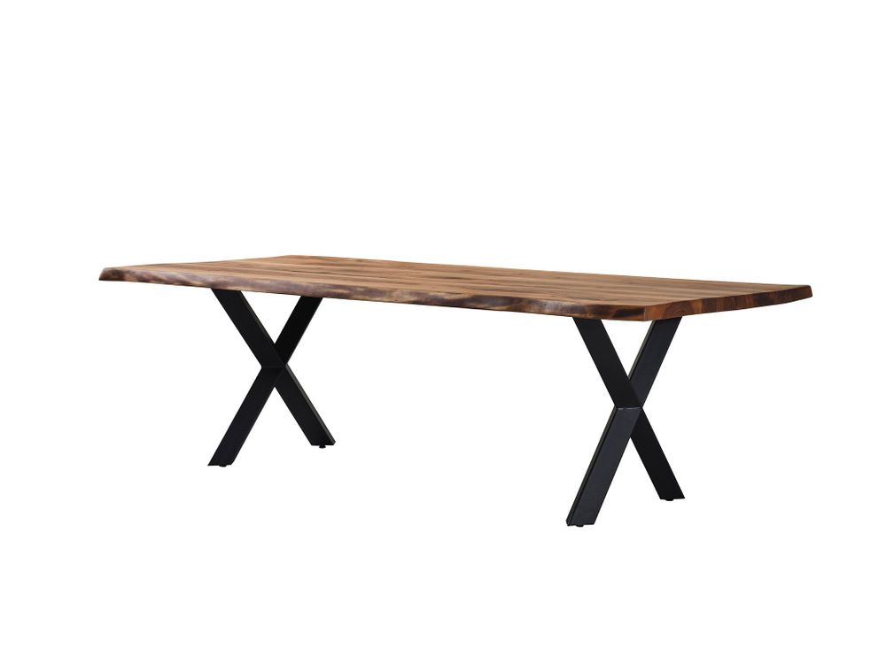 Meubles de cuisines - Table à manger massive en noyer noir - Table en bois pour restaurants - TINELLA WOOD