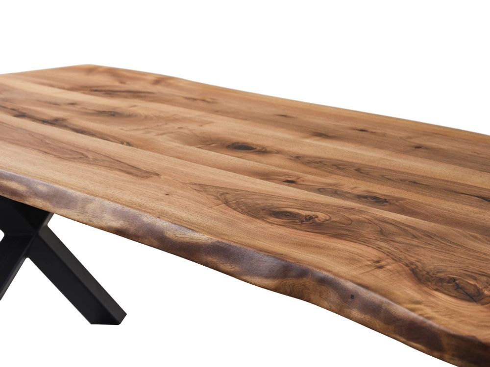 Meubles de cuisines - Table à manger massive en noyer noir - Table en bois pour restaurants - TINELLA WOOD