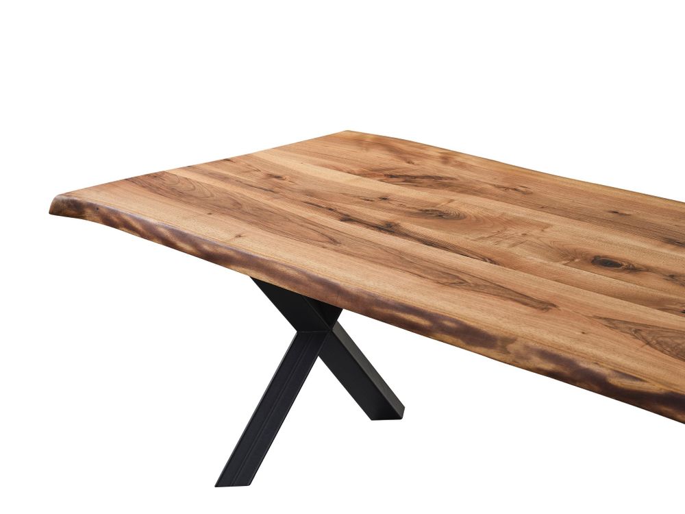 Meubles de cuisines - Table à manger massive en noyer noir - Table en bois pour restaurants - TINELLA WOOD