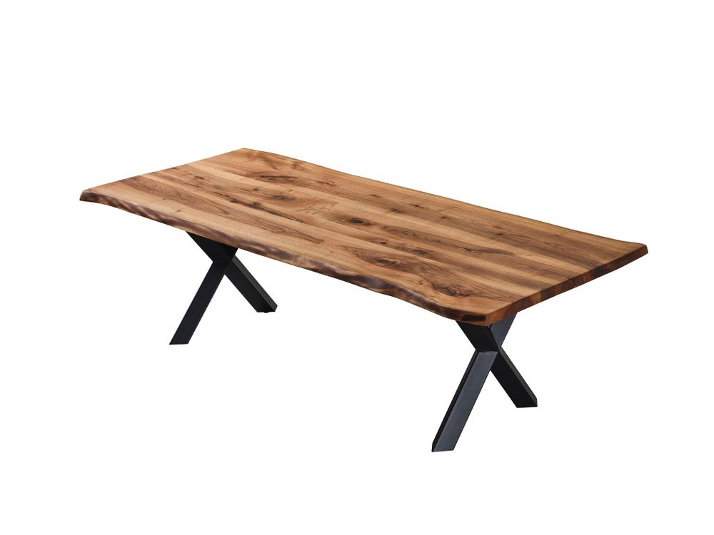 Meubles de cuisines - Table à manger massive en noyer noir - Table en bois pour restaurants - TINELLA WOOD