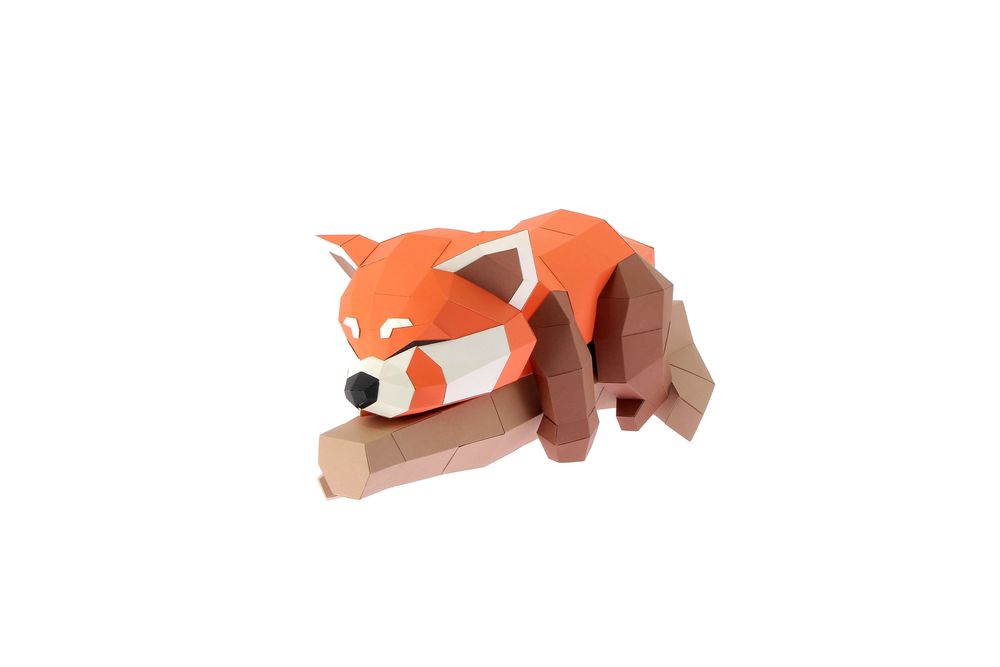 Decorative objects - Red panda on a branch - AGENT PAPER