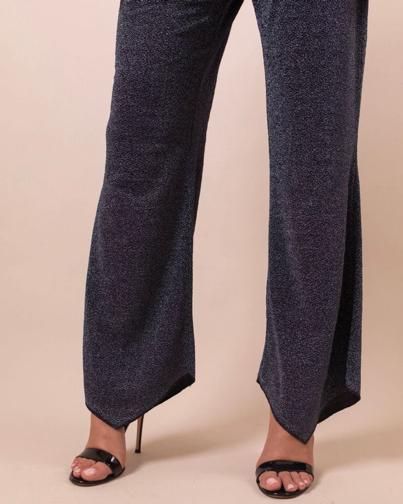 Apparel - THEA GRAY SHIMMER TOP AND PANTS SET - HYA CONCEPT STORE