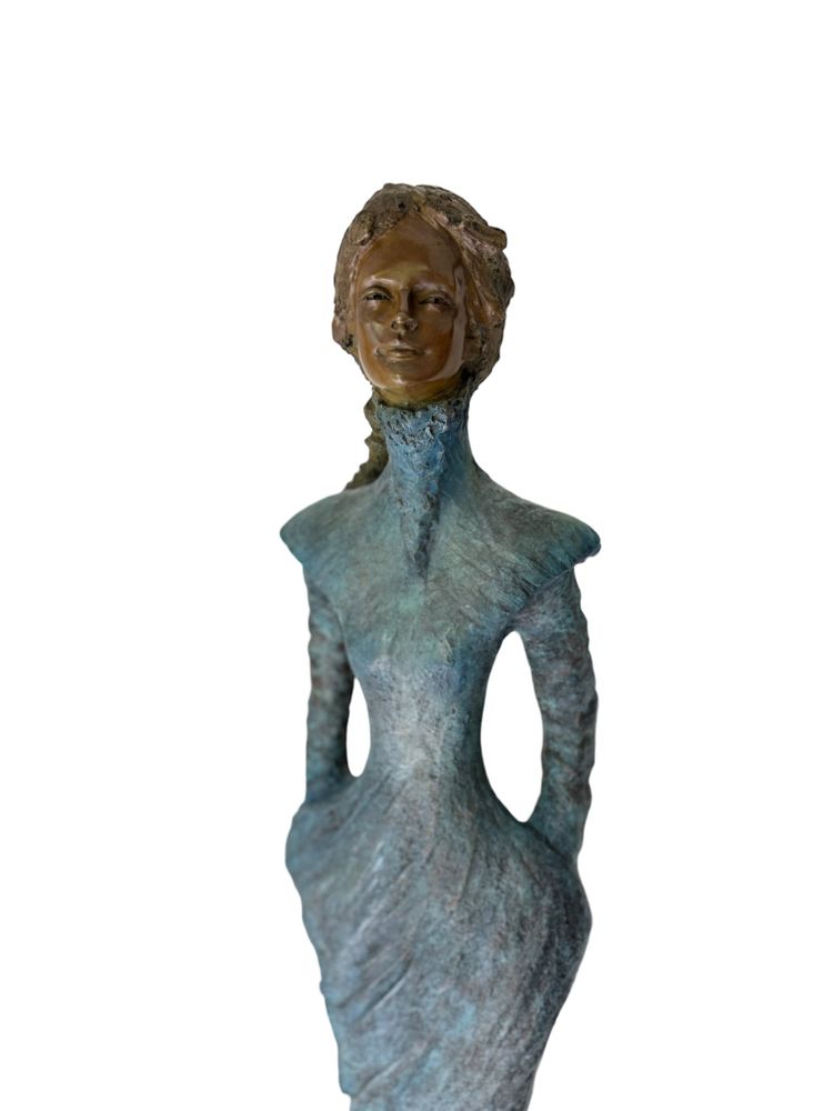Sculptures, statuettes et miniatures - la NUIT DES TEMPS sculpture bronze - LUSSOU-SCULPTEUR