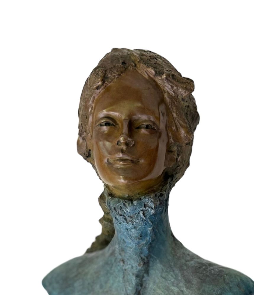 Sculptures, statuettes et miniatures - la NUIT DES TEMPS sculpture bronze - LUSSOU-SCULPTEUR