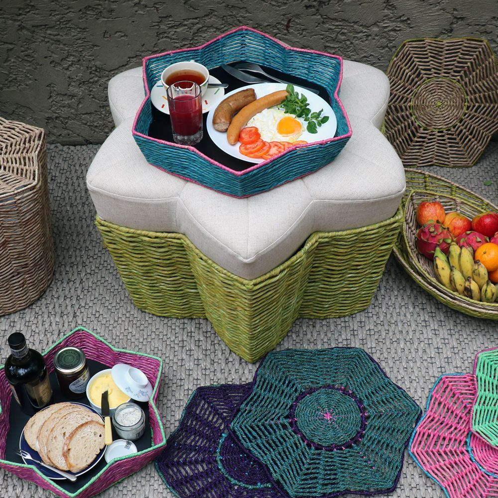 Chairs for hospitalities & contracts - AYODHYA - BLOSSOM Ottoman - AYODHYA