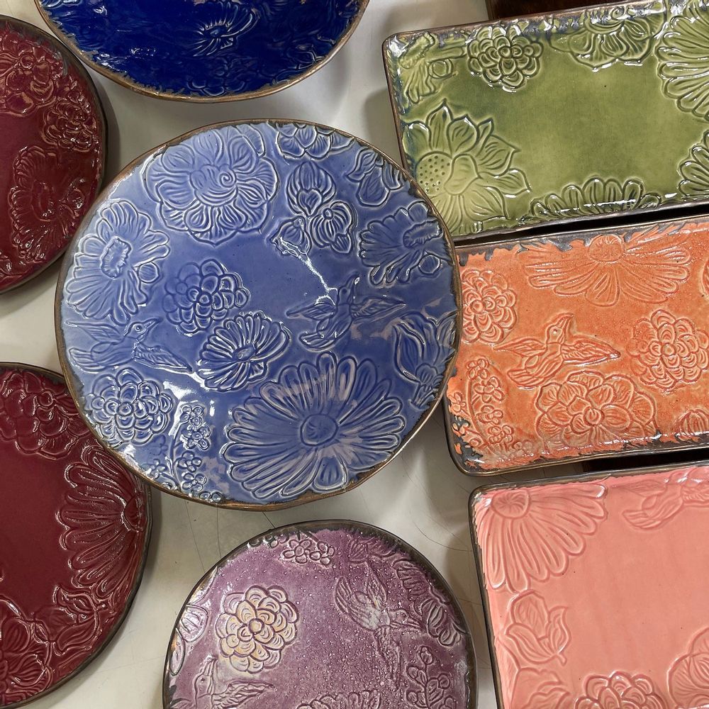 Other wall decoration - LAMUNLAMAI - Ceramic Floral Wall Decorative Items - LAMUNLAMAI.CRAFTSTUDIO