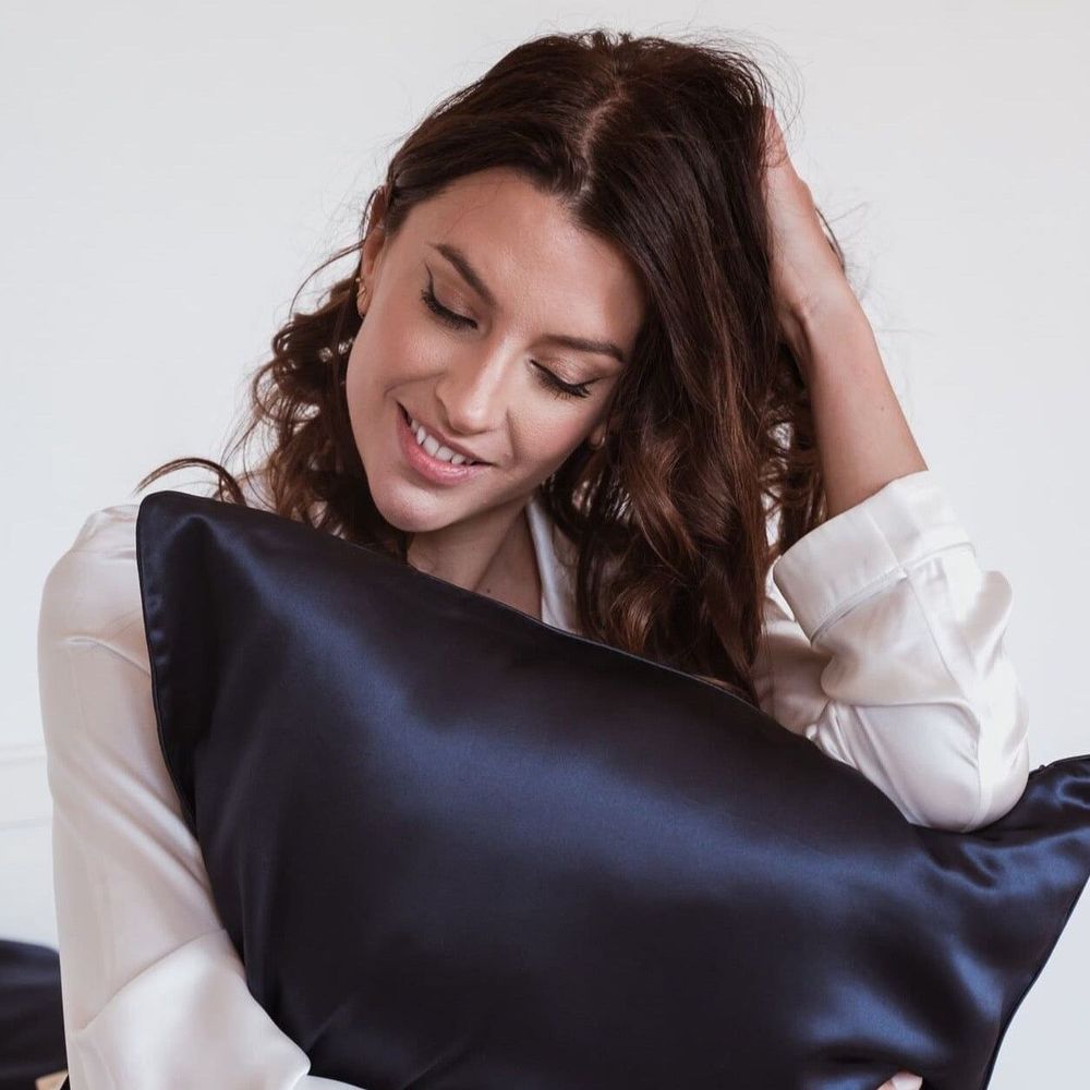 Linge de lit - Taie d'oreiller en Pure Soie de Mûrier - 65x65cm - 22 momme - EMILY'S PILLOW