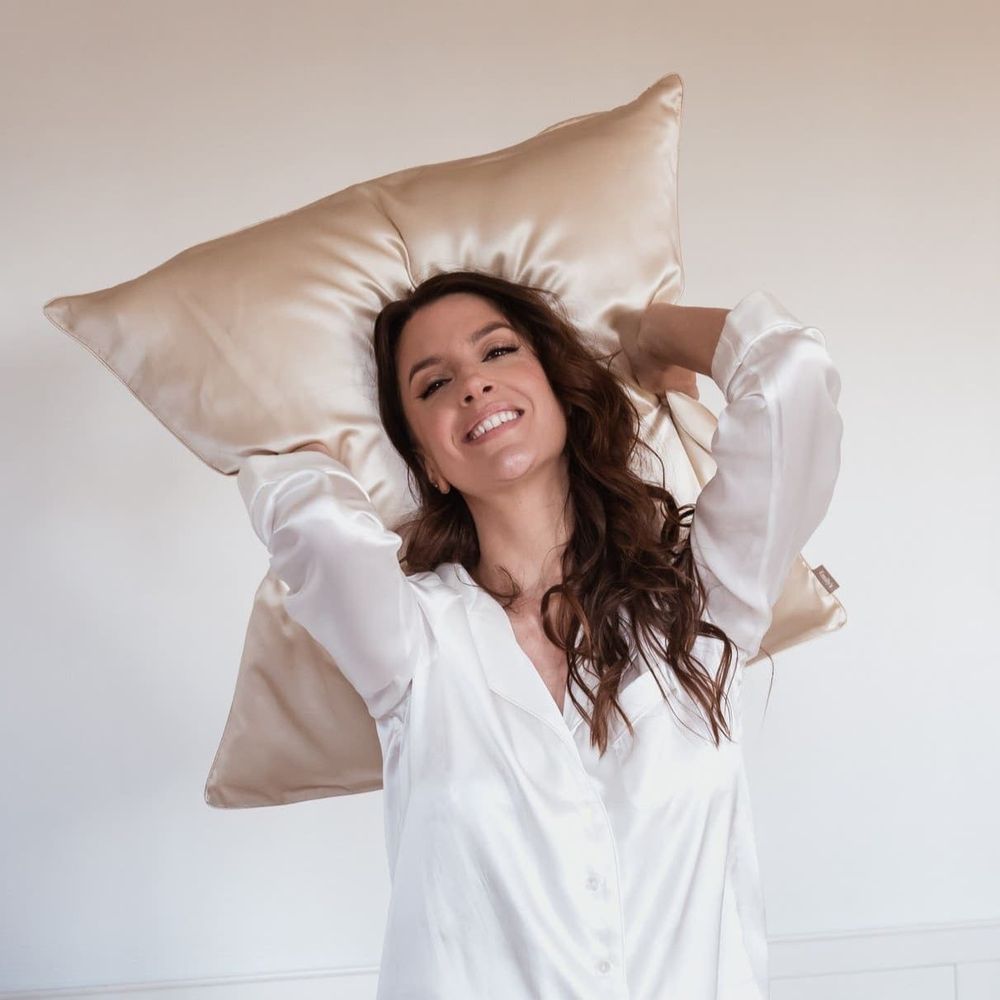 Linge de lit - Taie d'oreiller en Pure Soie de Mûrier - 65x65cm - 22 momme - EMILY'S PILLOW