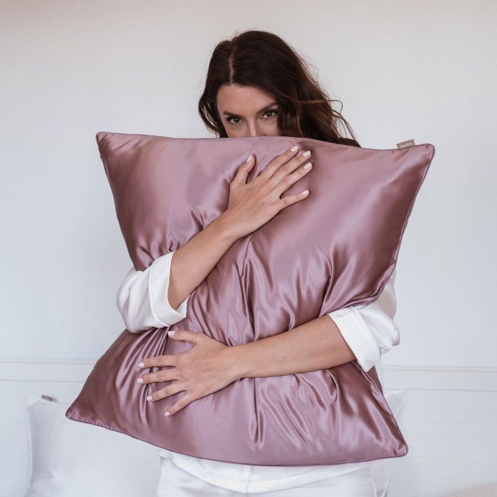 Linge de lit - Taie d'oreiller en Pure Soie de Mûrier - 65x65cm - 22 momme - EMILY'S PILLOW
